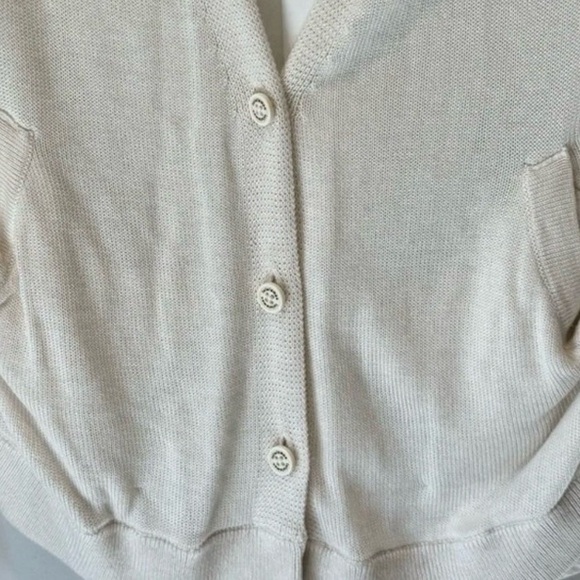 Lululemon Cream Women's Button down  Sweater size 6 - Picture 6 of 6